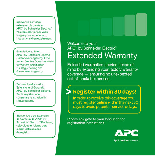 APC WBEXTWAR1YR-SD-03 Garantieverlängerung/Support-Erweiterung