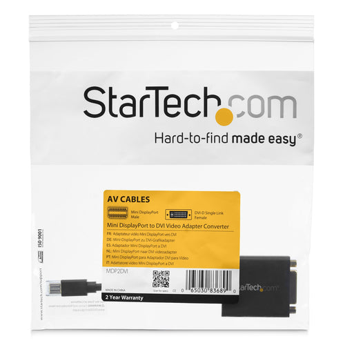 StarTech.com MDP2DVI video cable adapter