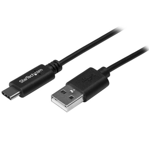 USB-C-auf-USB-A-Kabel 2m Stecker/Stecker USB 2.0 StarTech.com Schwarz