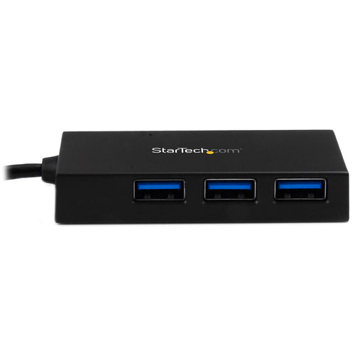 StarTech.com HB30C4AFS 4-Port USB-C Hub with 4 USB-A Ports - USB 3.0/3.1 SuperSpeed Charging