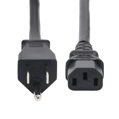 Computer-Stromkabel 2,4 m NEMA 5-15P auf C13 13A 125V UL-zertifiziert