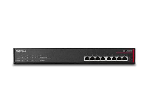 Buffalo BS-MP2008 10G Managed Network Switch – Rackmontierbar