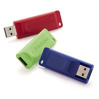 Verbatim 16GB Store 'n' Go USB-Flash-Laufwerk - USB Typ-A 2.0 - Schiebedesign - Verschiedene Farben