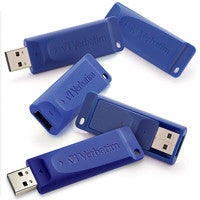 Verbatim 16GB USB-Stick - Blau - USB Typ-A - Schiebe-Design - Tragbarer Speicher