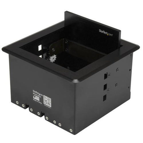 Cable Organizer StarTech BOX4CABLE Aluminium Steel Black Table Top