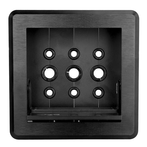 Cable Organizer StarTech BOX4CABLE Aluminium Steel Black Table Top