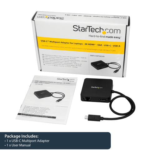 StarTech.com DKT30CHD laptop dock/port replicator