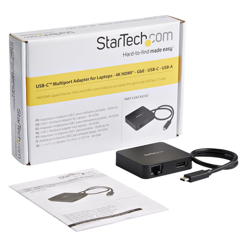 StarTech.com DKT30CHD laptop dock/port replicator