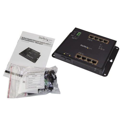 StarTech.com IES101GP2SFW network switch