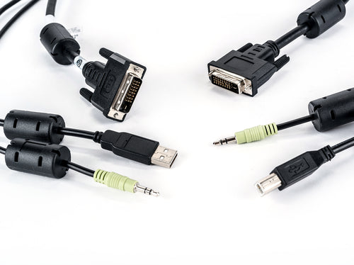 KVM Cable Vertiv Avocent CBL0151 3m USB DVI-D Audio Connector