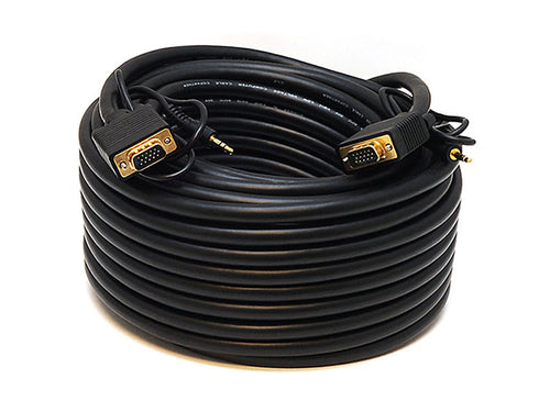 Monoprice VGA+3.5 mm/VGA+3.5 mm, 22.86 m