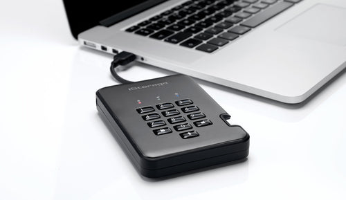 Sichere 5TB iStorage diskAshur PRO2 Portable Festplatte AES-Verschlüsselung