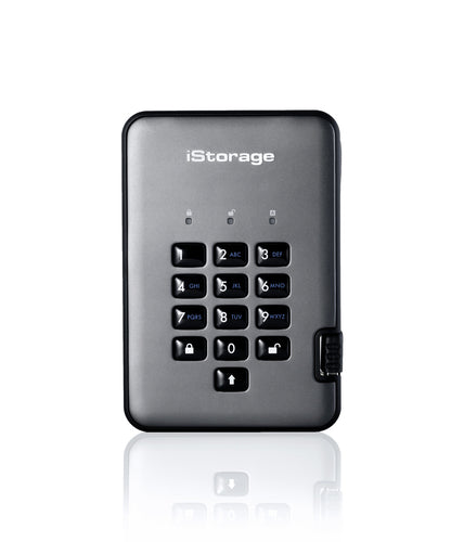 External Hard Drive iStorage diskAshur PRO2 2TB FIPS 140-2 AES-XTS USB 3.2