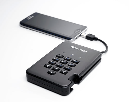 iStorage diskAshur PRO2 2TB SSD | Secure Portable Drive with AES-XTS 256-bit Encryption