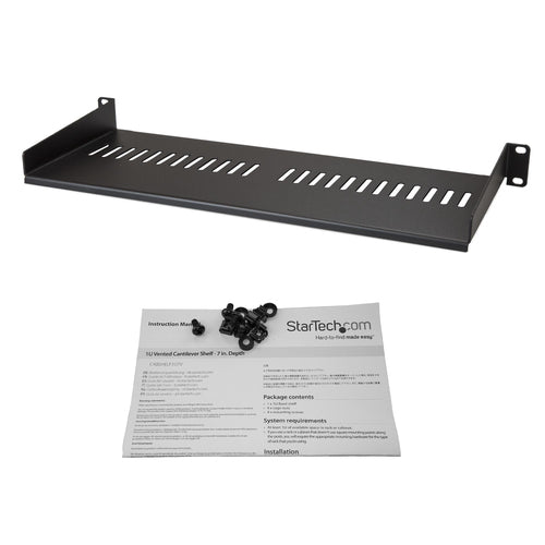 StarTech.com CABSHELF1U7V rack accessory
