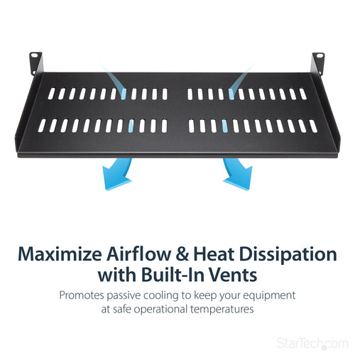 StarTech.com CABSHELFV1U rack accessory