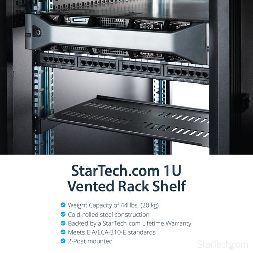 StarTech.com CABSHELFV1U rack accessory