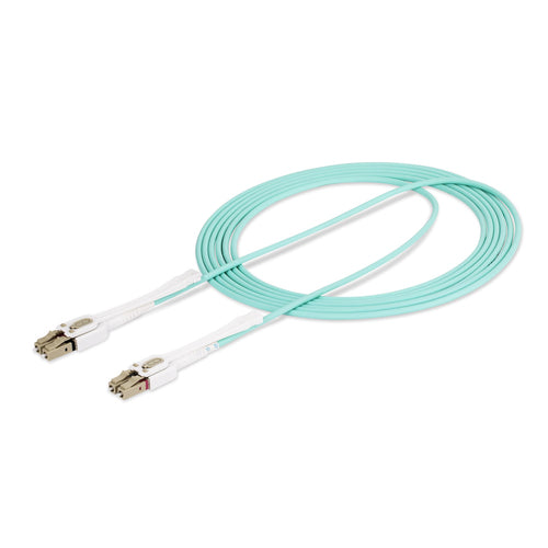 StarTech.com 450FBLCLC3PP 3m LC-auf-LC-OM4-Multimode-Lichtwellenleiterkabel - 100G