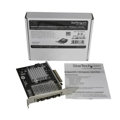 StarTech.com PEX10GSFP4I network card