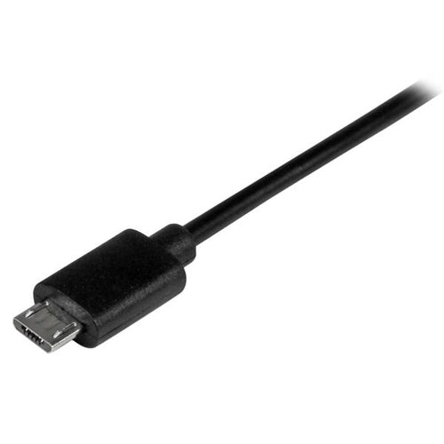 StarTech USB-C to Micro-B Cable 0.5m - USB 2.0 - Fast Data Transfer - Black