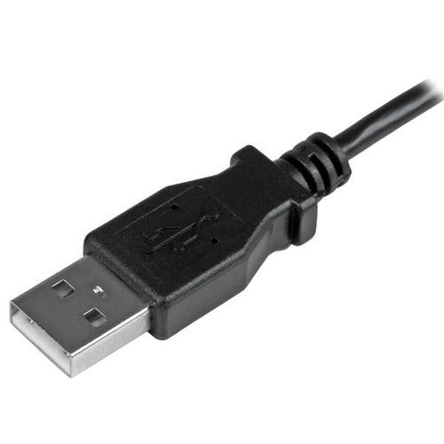 USB 2.0 Charge-and-Sync Cable 0.5m Male/Male Micro-USB Black