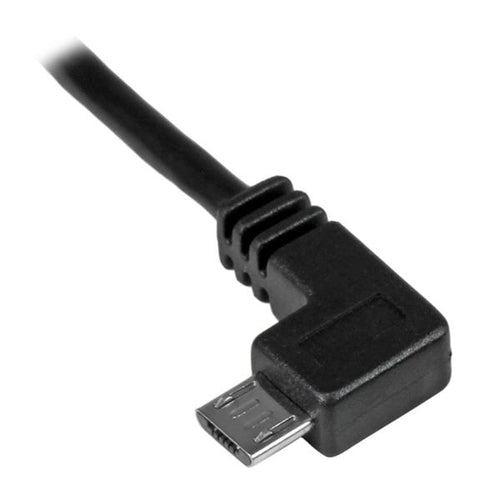 USB 2.0 Charge-and-Sync Cable 0.5m Male/Male Micro-USB Black