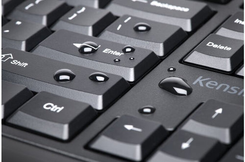 Kensington Pro Fit Wireless Tastatur-Maus-Set – Volle Größe QWERTY – Schwarz