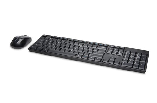 Kensington Pro Fit Wireless Tastatur-Maus-Set – Volle Größe QWERTY – Schwarz