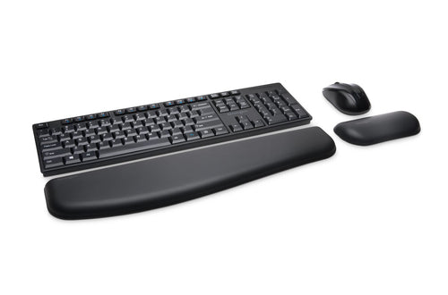 Kensington Pro Fit Wireless Tastatur-Maus-Set – Volle Größe QWERTY – Schwarz