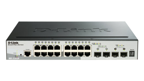 D-Link Gigabit stapelbarer managed PoE-Switch mit 52 Ports und 10G SFP+