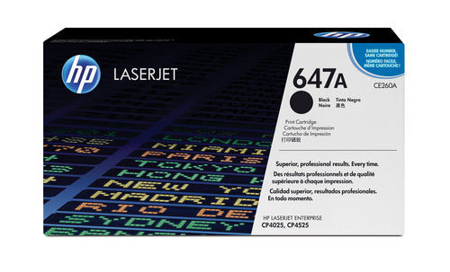 HP 647A Black Original LaserJet toner cartridge