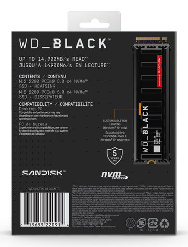 Western Digital Black WD_BLACK SN8100 NVMe