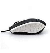 Verbatim Bravo Optische Maus - Rechtshänder, USB Typ-A, Schwarz/Weiß