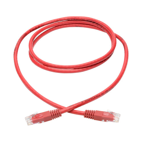 Cat6 Gigabit-Ethernet-Kabel 1,5m Rot UTP RJ45 Tripp Lite