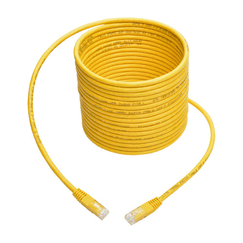 Cat6 Gigabit Ethernet Cable 20ft Yellow UTP RJ45 Molded