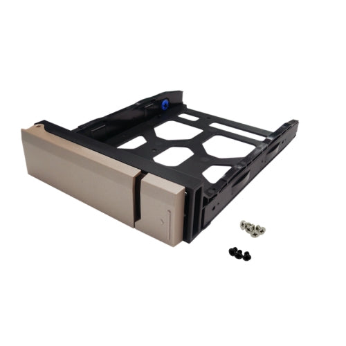 QNAP Laufwerkschachtabdeckung Speicherfach Schwarz Gold 116mm 750g