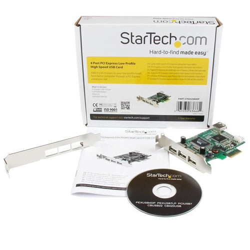 StarTech.com PEXUSB4DP interface cards/adapter