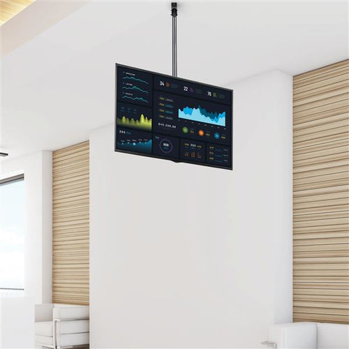 StarTech.com FPCEILPTBLP Deckenhalterung für Bildschirme (32"-75") - Volle Beweglichkeit - Verstellbare VESA-Halterung