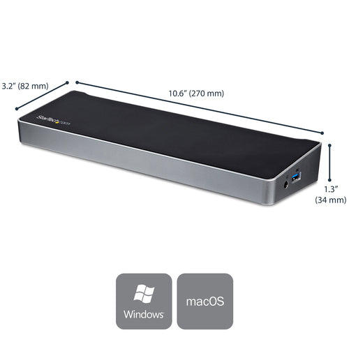 StarTech.com DK30CH2DPPDU laptop dock/port replicator