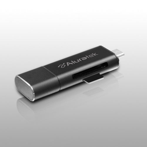 USB 3.1 Type C MicroSD SD Card Reader Aluratek AUCRC300F