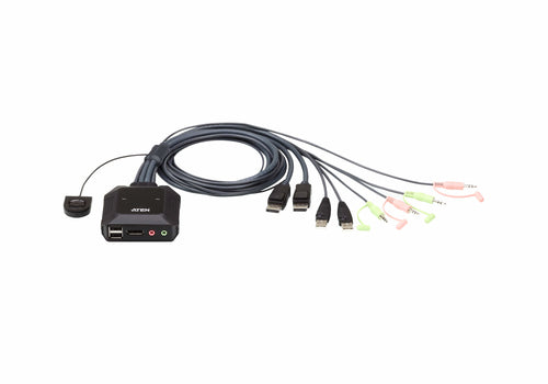 4K Ultra HD KVM-Switch ATEN CS22DP 4096 x 2160 Auflösung