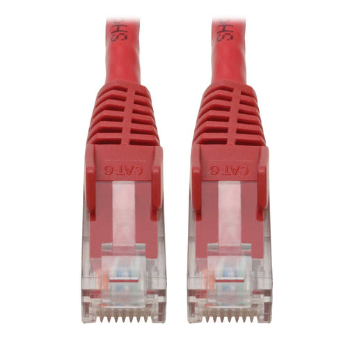 Cat6 Gigabit-Ethernet-Kabel 1,2 m Rot ohne Knickschutz U/UTP RJ45