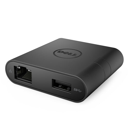 DELL DA200 USB-C Dockingstation HDMI VGA Ethernet USB 3.0 Schwarz