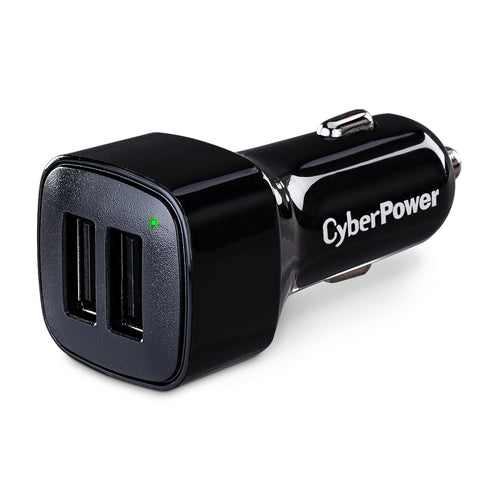 CyberPower TR22U3A Ladegerät für Mobilgeräte - 5V, Auto-Zigarettenanzünder, Schwarz