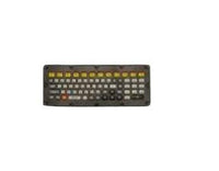 Full-Size Wired USB Keyboard QWERTY Black Yellow
