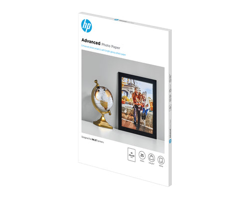 HP Advanced Glossy Photo Paper-25 sht/A4/210 x 297 mm