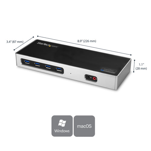 StarTech.com DK30A2DH laptop dock/port replicator