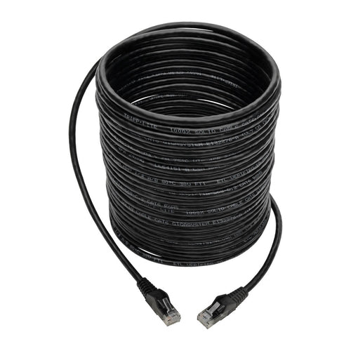 Cat6 Ethernet Cable Tripp Lite 35ft Snagless RJ45 PoE Black UTP