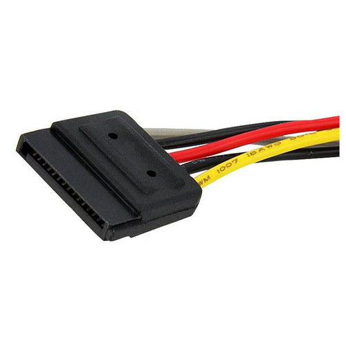 6in SATA Power Y Splitter Cable Adapter Male/Female 15-pin