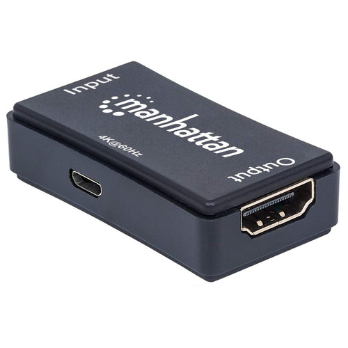 HDMI Repeater 4K@60Hz – Manhattan AV Extender 40m Kabelgebunden